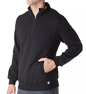 Dri-Power Fleece 1/4 Zip Pullover Black 2XL