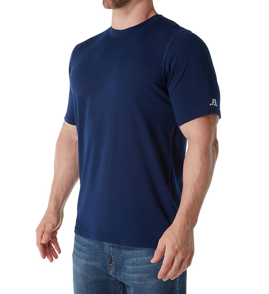 Russell 28MHQM0 Player's Short Sleeve Performance T-Shirt (Navy)