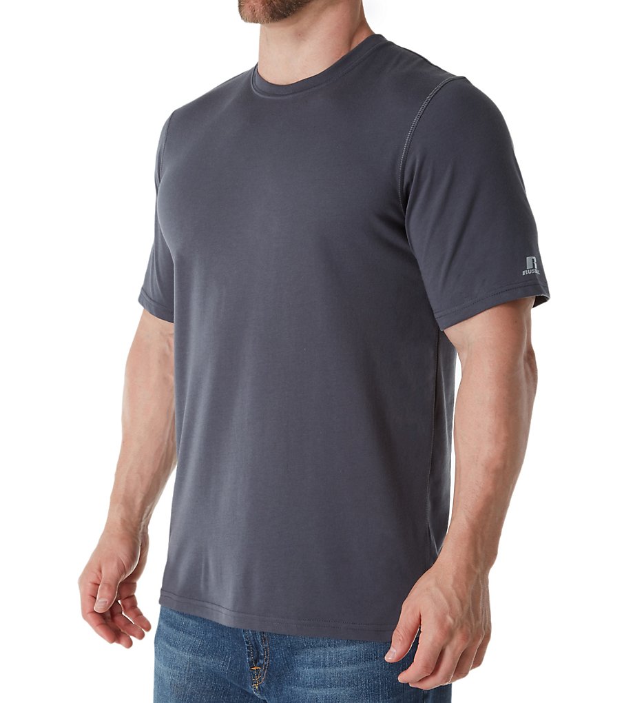 Russell 28MHQM0 Player's Short Sleeve Performance T-Shirt (Stealth)