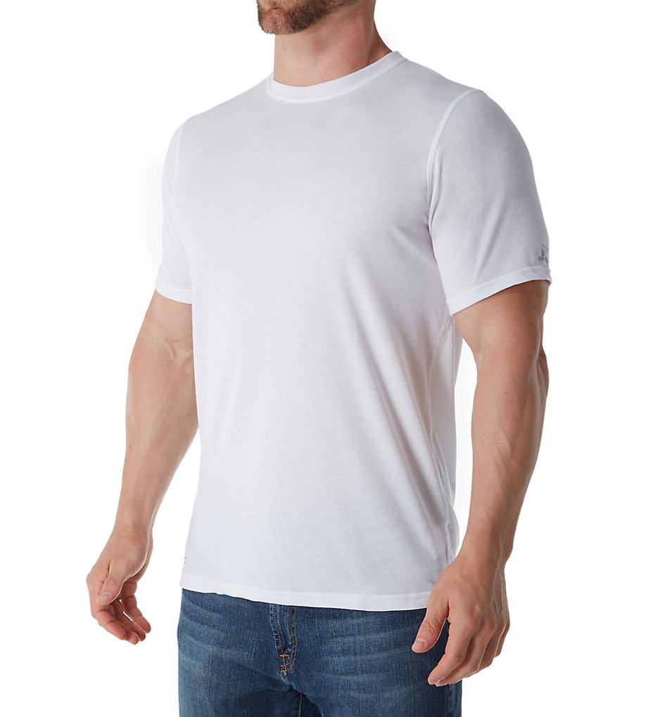 Russell 28MHQM0 Player's Short Sleeve Performance T-Shirt (White)