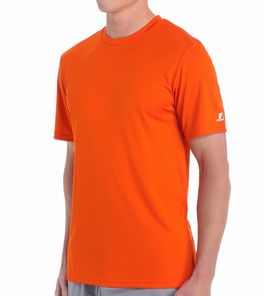 Russell 629X2M1 Stock Core Performance Tee (Burnt Orange)