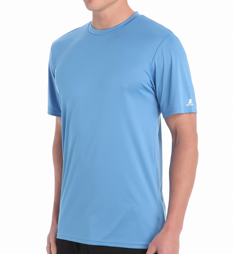 Russell 629X2M1 Stock Core Performance Tee (Columbia Blue)