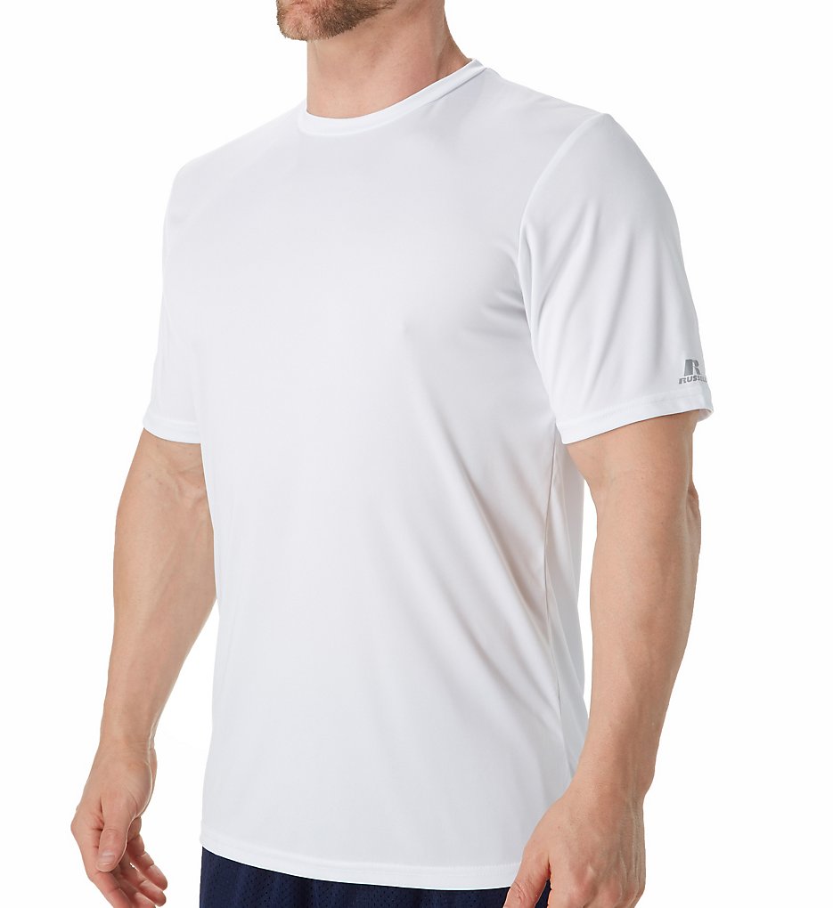 Russell 629X2M1 Stock Core Performance Tee (White)
