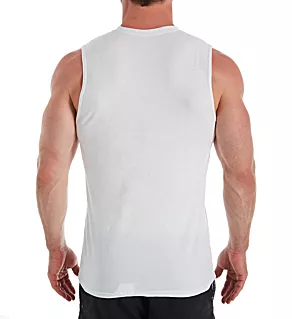 Essential Muscle T-Shirt WHT 2XL