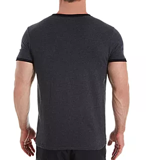 Essential Ringer T-Shirt BkHtBk S