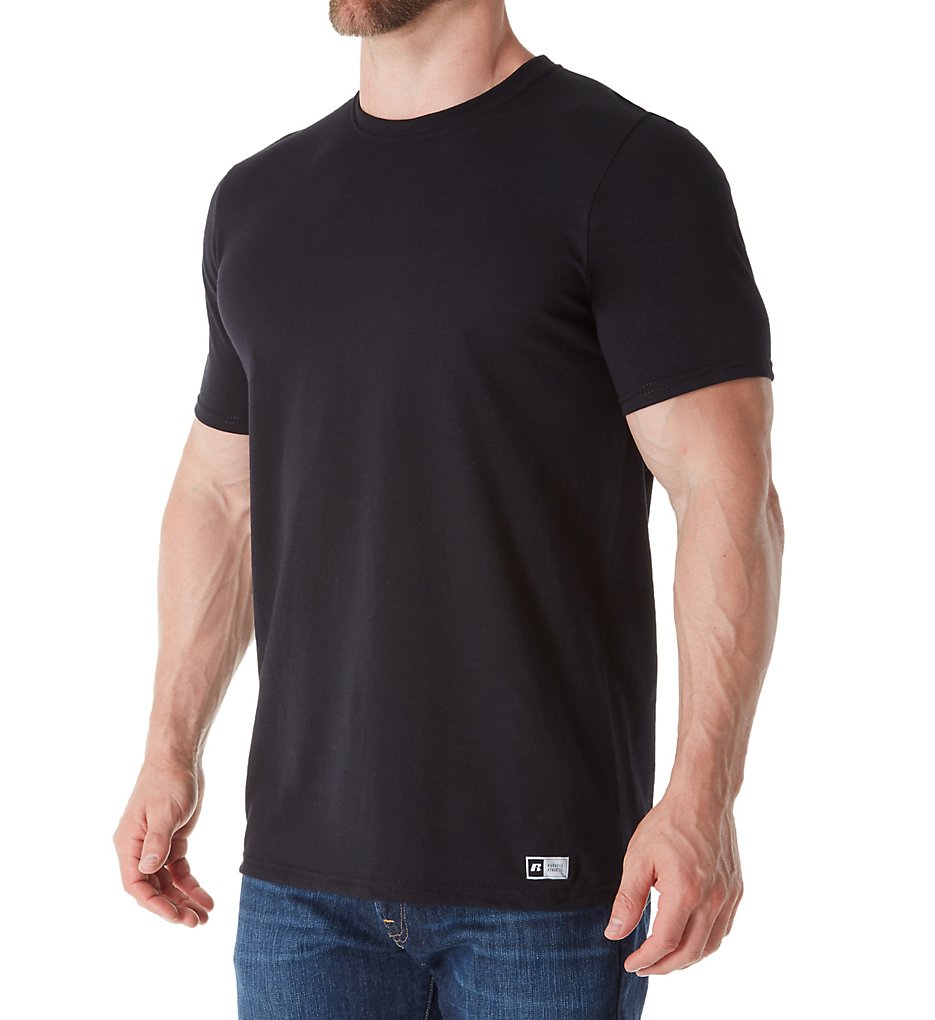 Russell 64STTM0 Essential Performance Short Sleeve T-Shirt (Black)