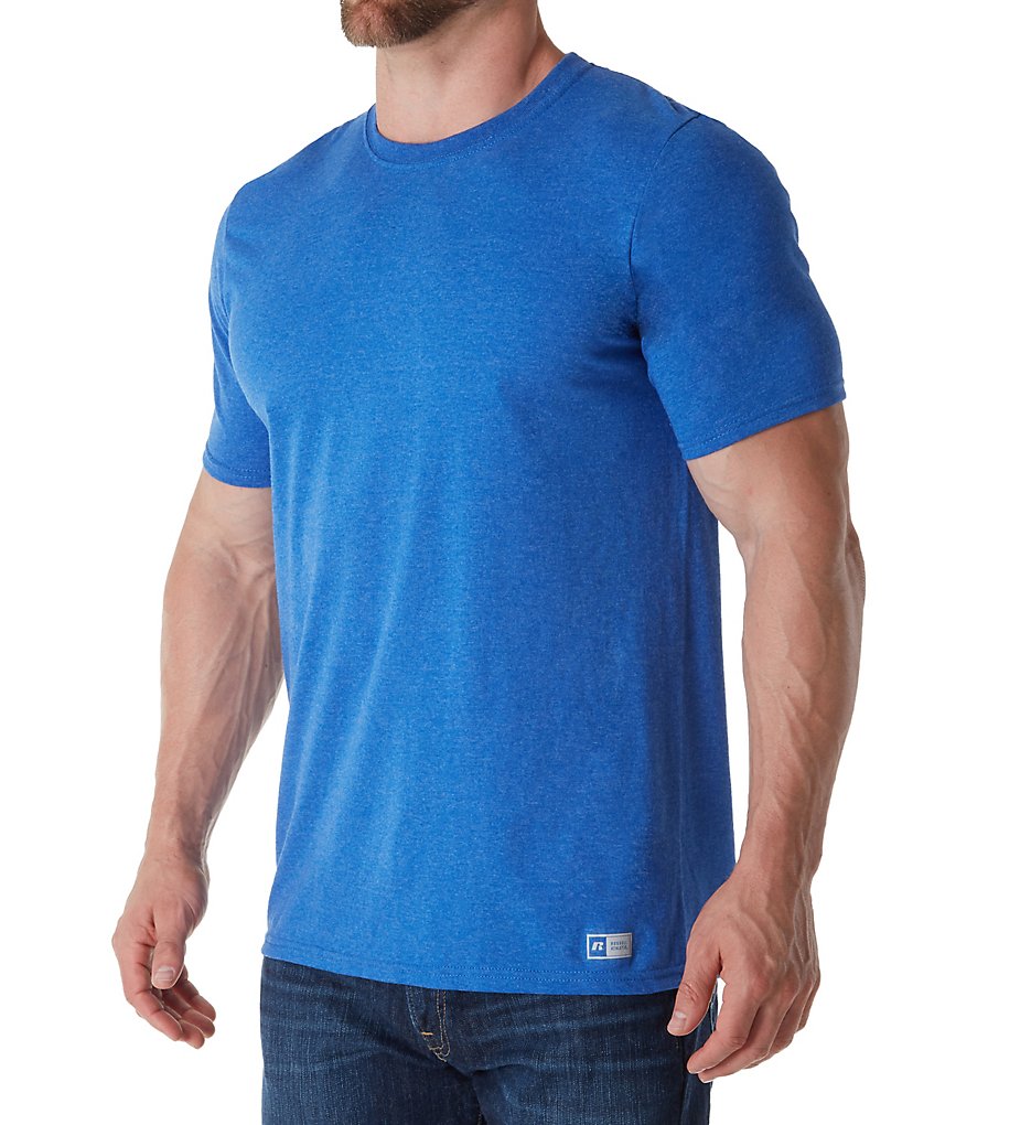Russell 64STTM0 Essential Performance Short Sleeve T-Shirt (Retro Heather Royal)