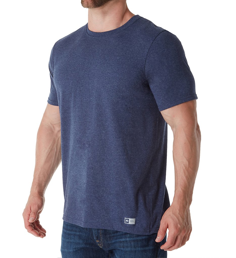 Russell 64STTM0 Essential Performance Short Sleeve T-Shirt (Vintage Heather Navy)