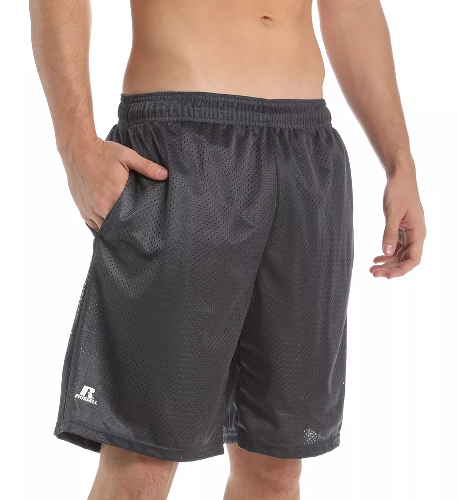 Mesh Pocket Performance Short steal L by Russell