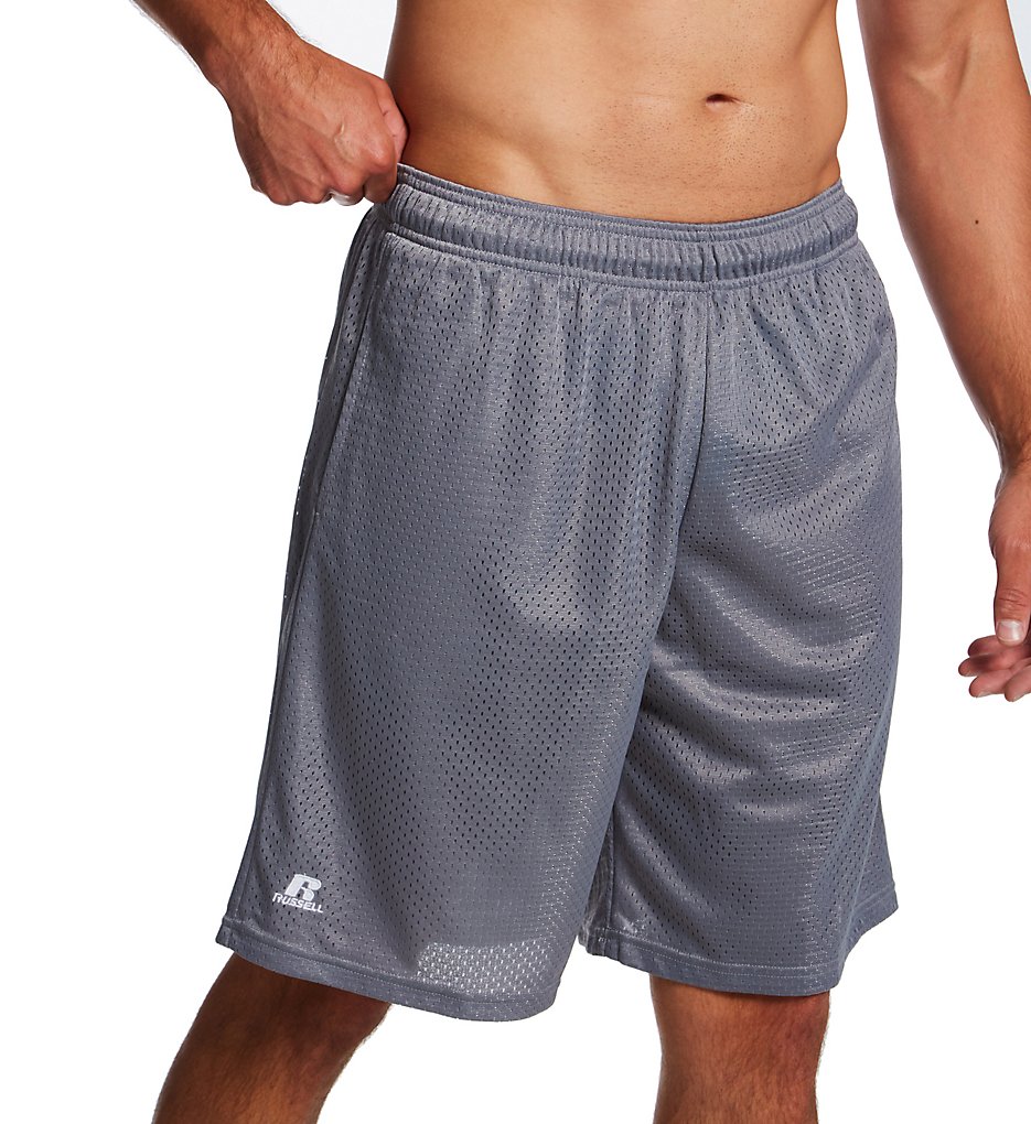 Russell 651AFM0 Mesh Pocket Performance Short (Steel)