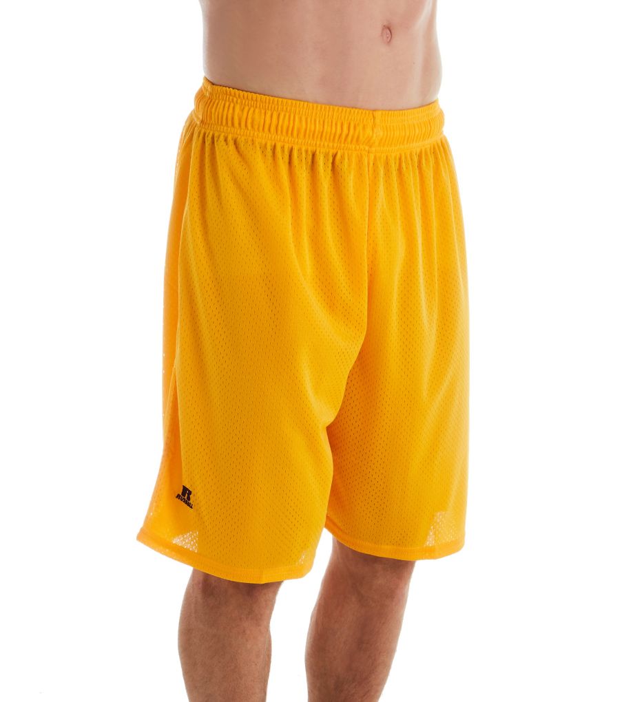 Nylon Tricot Mesh Short GOLD 4XL by Russell