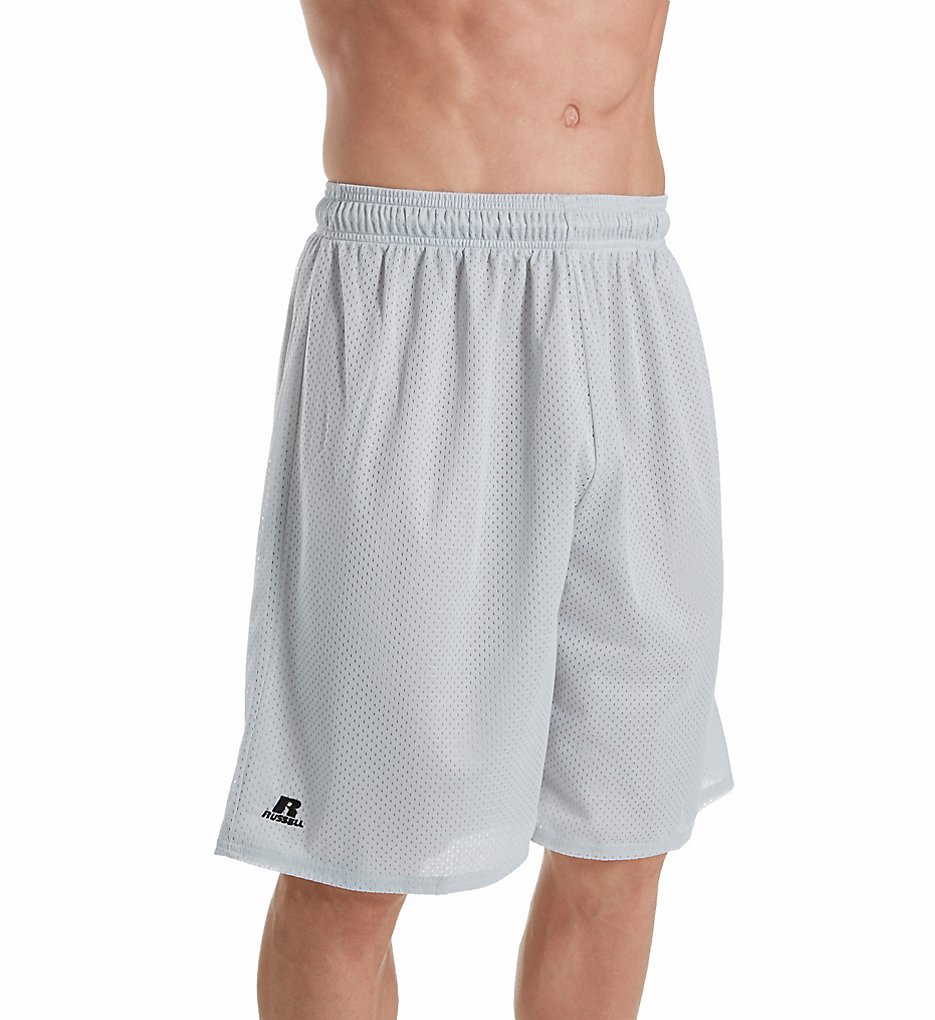 Russell 659AFMK Nylon Tricot Mesh Short (Gridiron Silver)