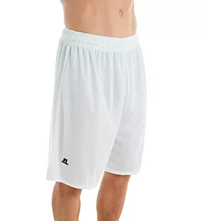 Nylon Tricot Mesh Short WHT 2XL