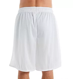 Nylon Tricot Mesh Short WHT 2XL