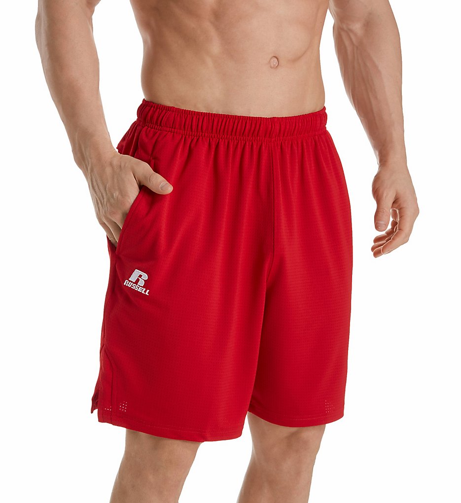 Russell 660PMMK Dri Power Coaches Short (True Red)