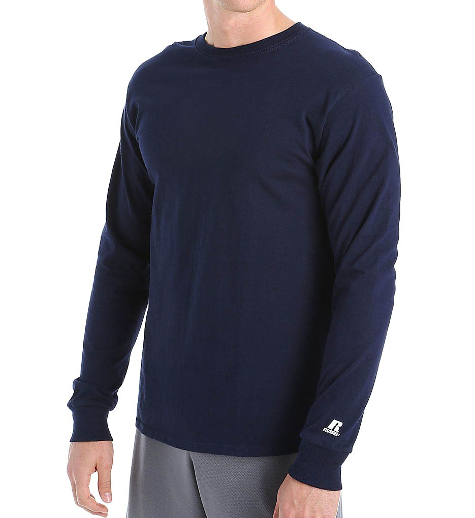 Russell 68914MO Long Sleeve T Shirt (J. Navy)