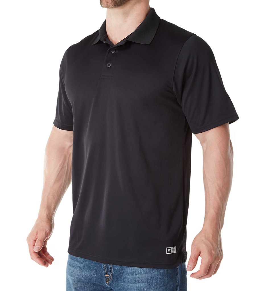 Russell 7EPTUM0 Essential Performance Polo (Black)