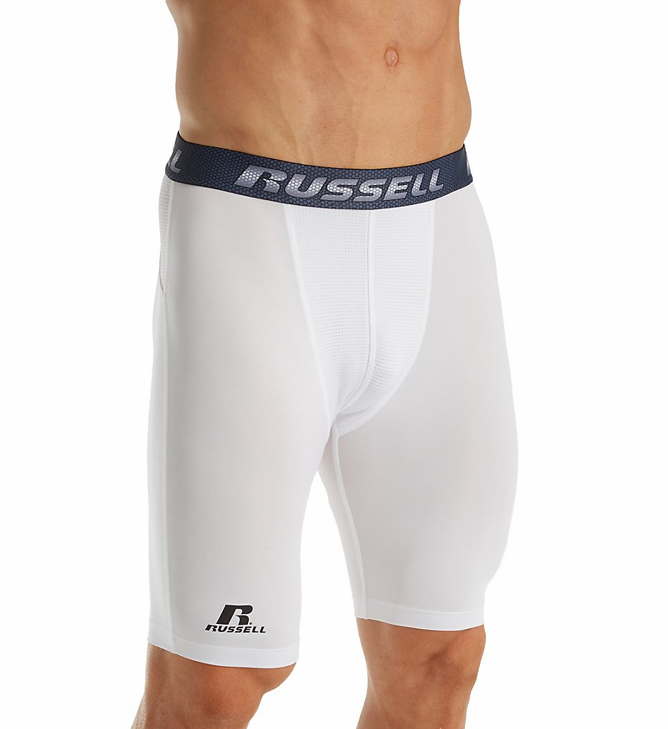 Russell 8P1PNMK Performance Compression 8 Inch Short (White)