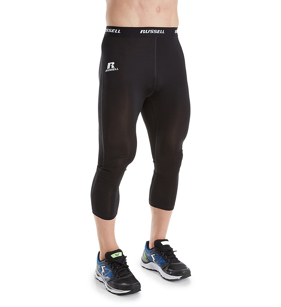 Russell 8P3PNMK Performance 3/4 Compression Tight (Black)