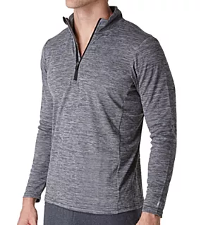 Men's 1/4 Zip Pull Over blk3 2XL