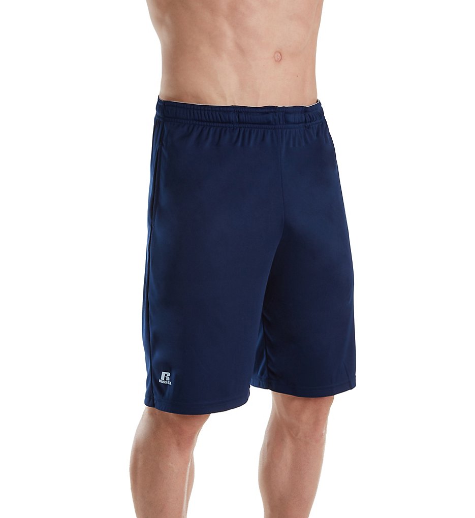 Russell TS7X2M0 Essential Pocketed 10 Inch Performance Short (Navy)