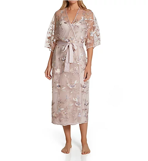 Rya Collection Stunning Embroidered Long Robe 307