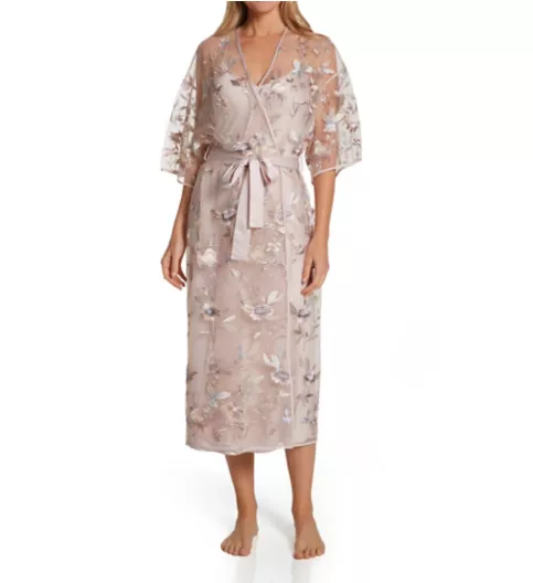 Rya Collection Stunning Embroidered Long Robe 307