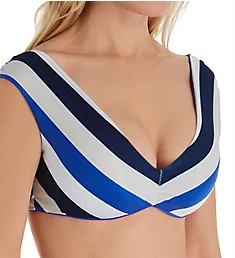 Aurora Reversible Bikini Swim Top Marine/Klein Blue XS
