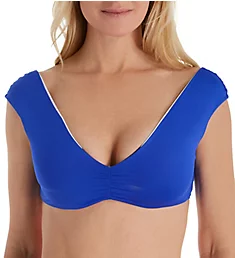 Aurora Reversible Bikini Swim Top Marine/Klein Blue XS