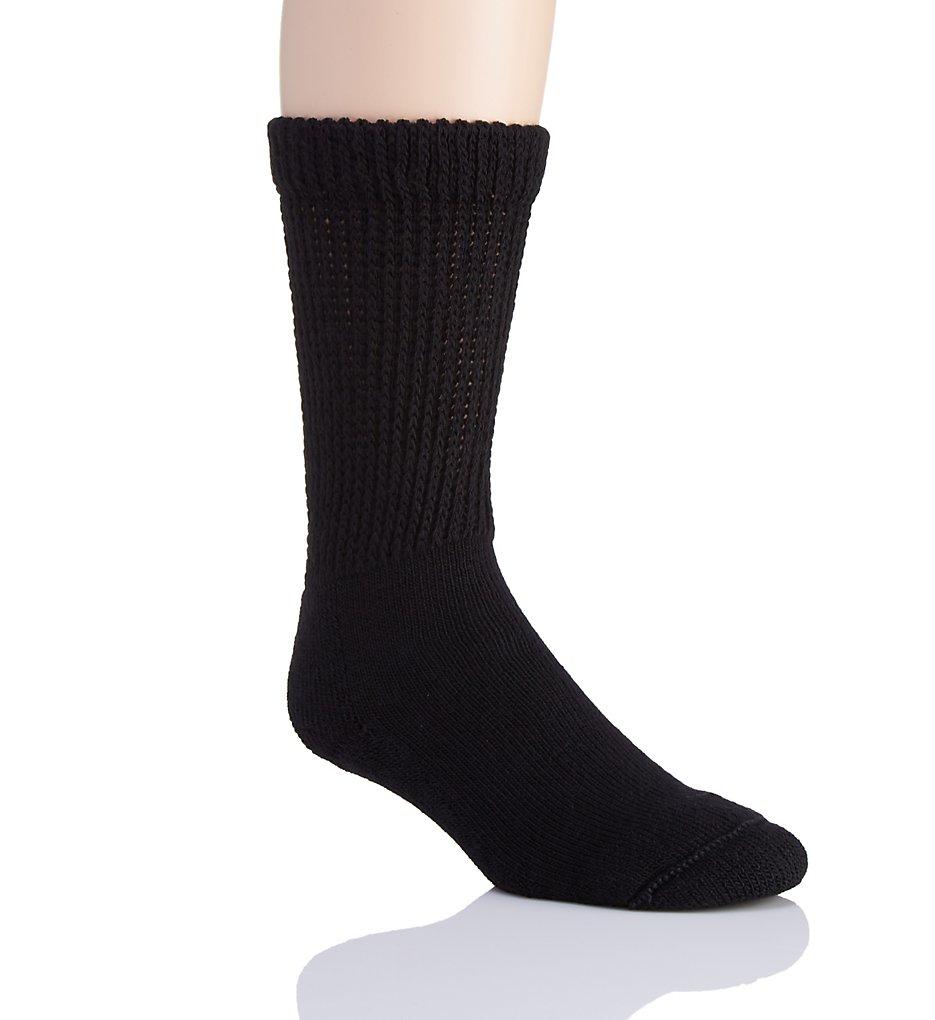 Salk 3555 HealthDri Comfortable Diabetic Socks (Black)