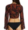 Sanctuary Abstract Animal Knot Front Top Cover Up A23804 - Image 2