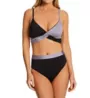 Sanctuary Flow Solids Twist Crop Bra Swim Top FS22136 - Image 3