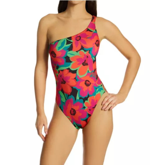 Sanctuary Savage Gardener One Shoulder One Piece Swimsuit G23242