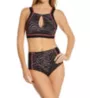 Sanctuary Here Kitty Kitty Keyhole High Neck Swim Top HK21111 - Image 3