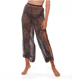 Here Kitty Kitty Slit Side Crop Pant Cover Up