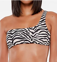 Modern Kitty One Shoulder Bikini Swim Top
