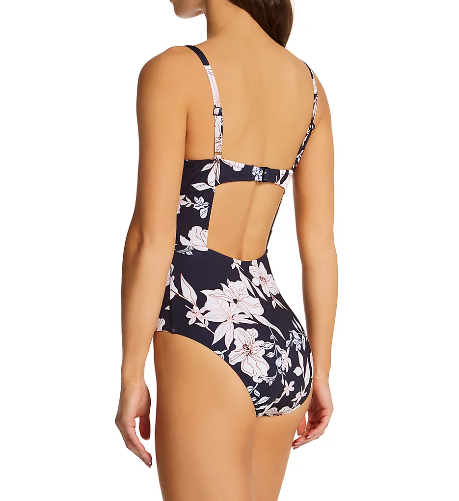 Night Jungle Splice Banded Mio One Piece Swimsuit