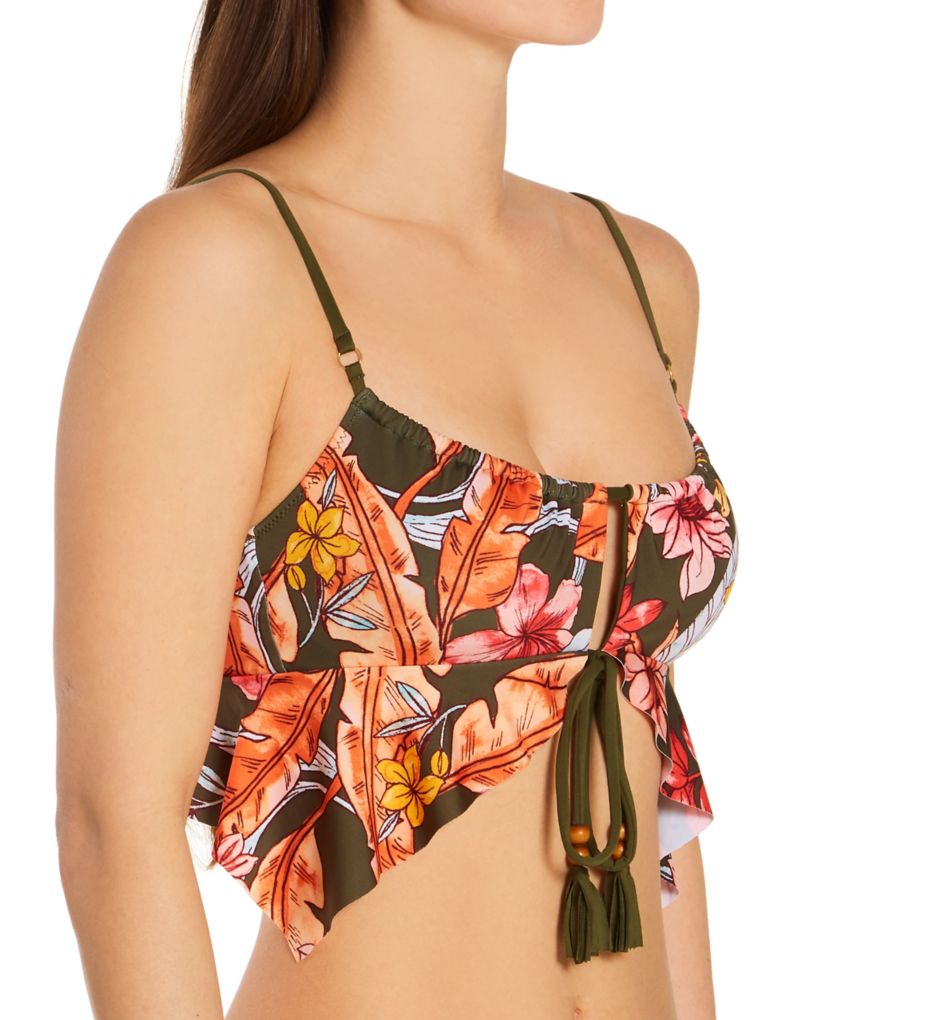 Organic Botanic Hanky Cut Bralette Swim Top