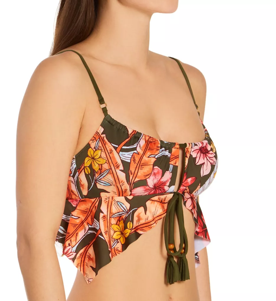 Organic Botanic Hanky Cut Bralette Swim Top