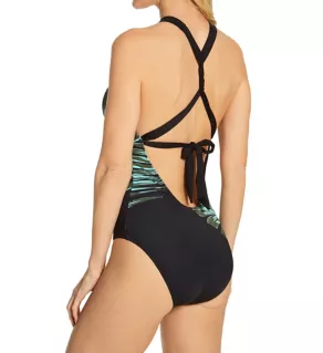 Palmetto Paradise High Neck Mio One Piece Swimsuit