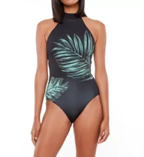 Palmetto Paradise High Neck Mio One Piece Swimsuit