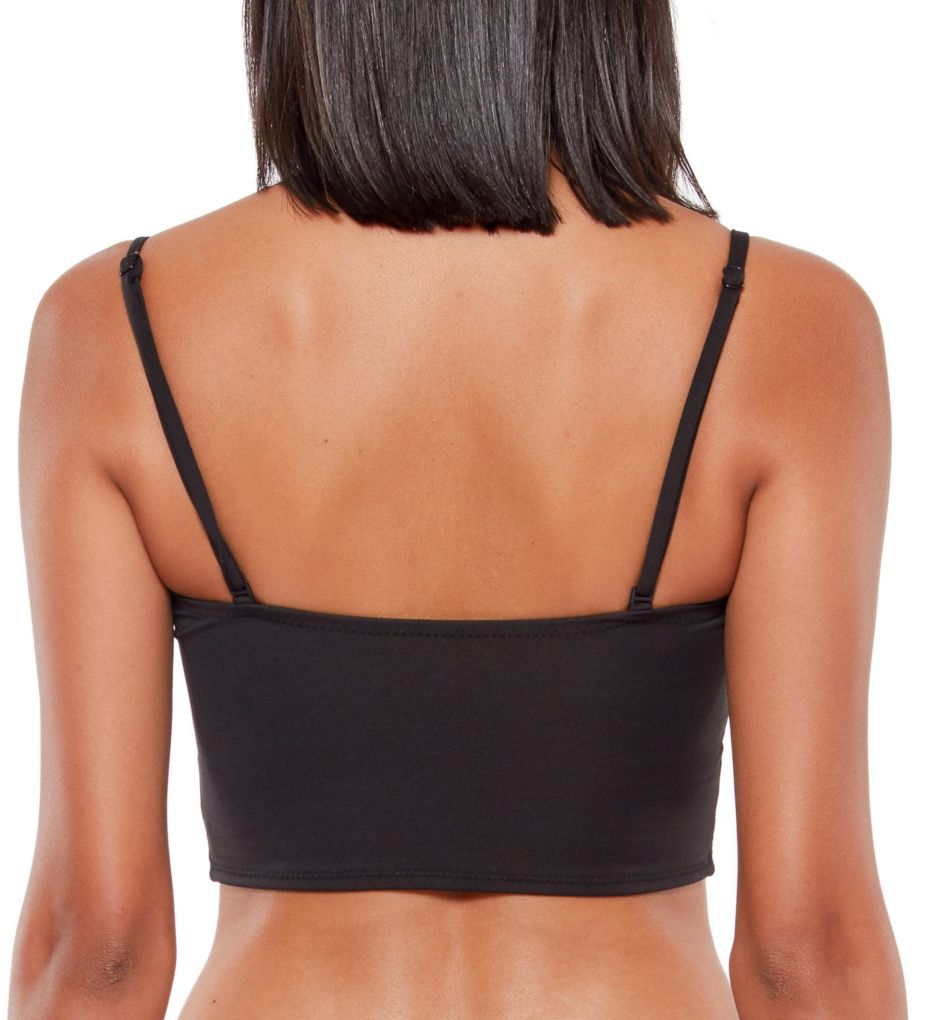 Palmetto Paradise Crop Bandeau Swim Top-bs