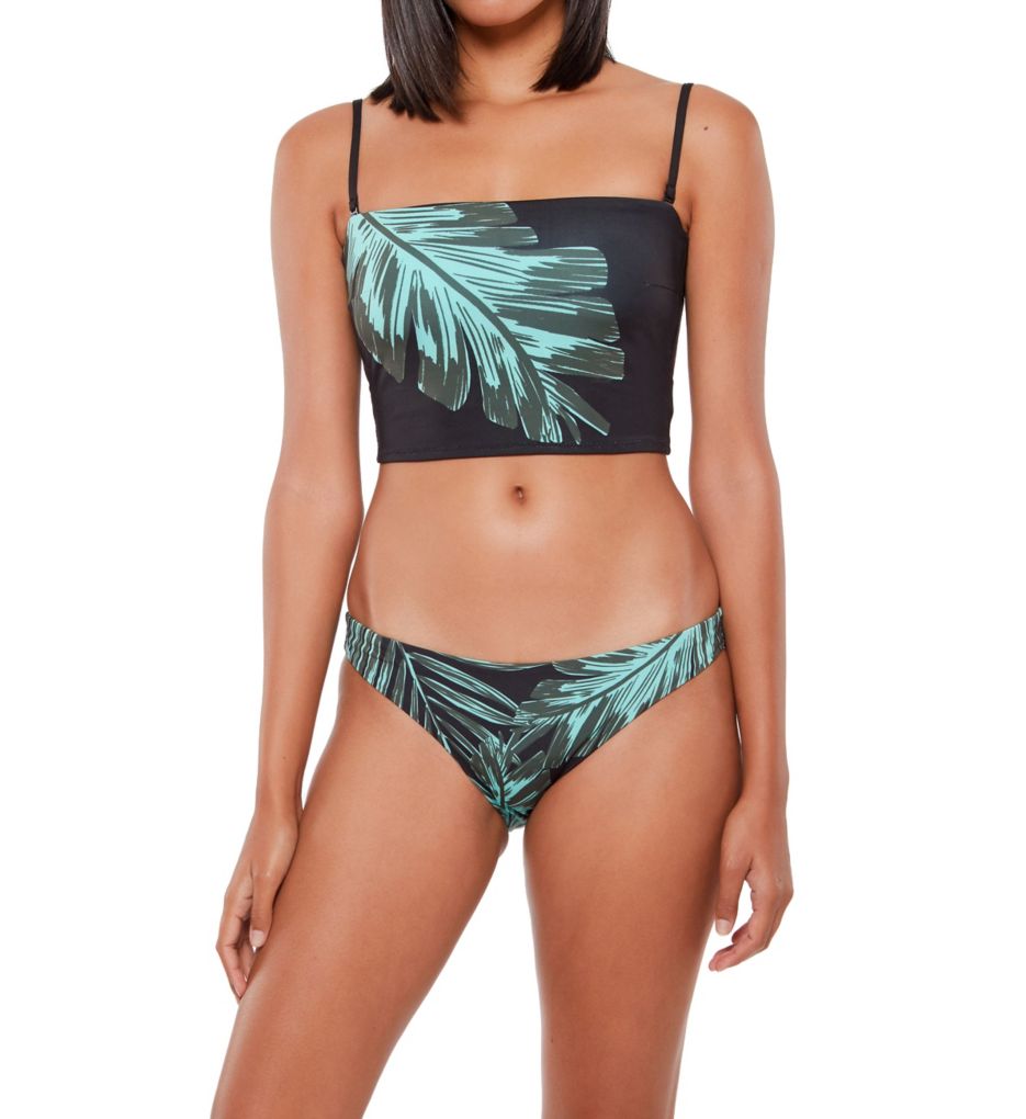 Palmetto Paradise Crop Bandeau Swim Top-cs2