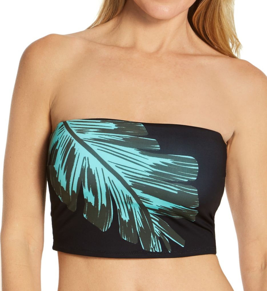 Palmetto Paradise Crop Bandeau Swim Top-fs