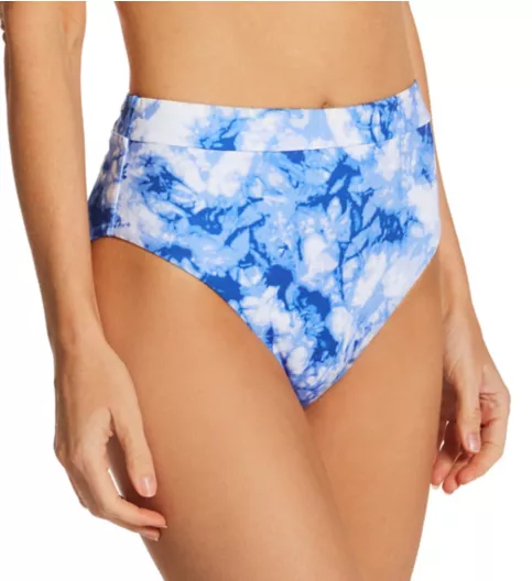 Sanctuary Poolside Tie Dye Banded High Leg/Rise Swim Bottom PS22509