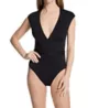 Sanctuary Refresh Rib Cap Sleeve Mio One Piece Swimsuit R23223 - Image 1