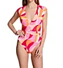 Sanctuary Shell Abstract Cap Sleeve Mio One Piece Swimsuit SA23223
