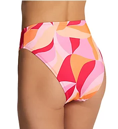 Shell Abstract High Leg High Rise Swim Bottom Island Pink XS