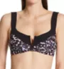 Sanctuary Stay Cool Leopard V-Wire Bralette Swim Top SC22122 - Image 1