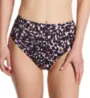 Sanctuary Stay Cool Leopard Banded High Leg/Rise Swim Bottom SC22509